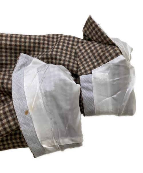 BRUNELLO CUCINELLI（ブルネロクチネリ）BRUNELLO CUCINELLI (ブルネロクチネリ) テーラードジャケット ブラウン サイズ:52の古着・服飾アイテム