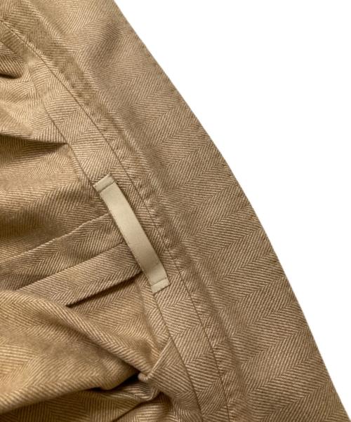 CARUSO（カルーゾ）CARUSO (カルーゾ) butterfly gze jacket 3B段返りテーラードジャケット ブラウン サイズ:54/7Rの古着・服飾アイテム