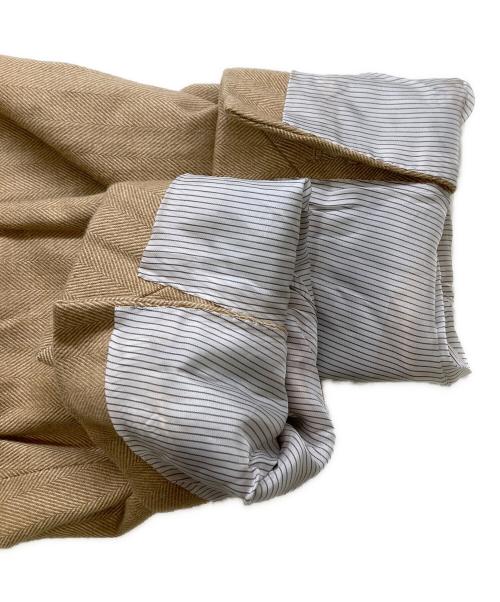 CARUSO（カルーゾ）CARUSO (カルーゾ) butterfly gze jacket 3B段返りテーラードジャケット ブラウン サイズ:54/7Rの古着・服飾アイテム