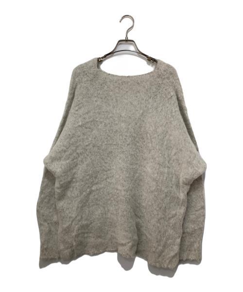 mame kurogouchi(マメクロゴウチ)（マメクロゴウチ）mame kurogouchi(マメクロゴウチ) (マメクロゴウチ) Brused Alpaca Knitted Top ベージュ サイズ:1の古着・服飾アイテム