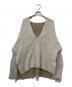 mame kurogouchi(マメクロゴウチ)（マメクロゴウチ）の古着「Brused Alpaca Knitted Top」｜ベージュ
