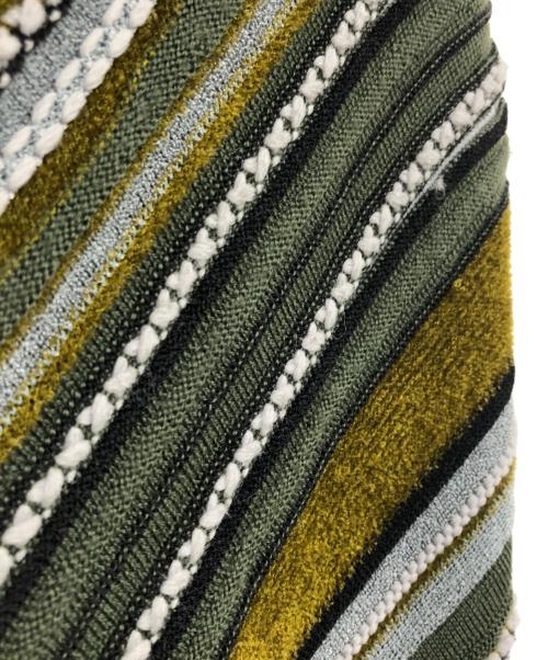 Mame Kurogouchi（マメクロゴウチ）Mame Kurogouchi (マメクロゴウチ) Jacquard Knitted Skirt グリーン サイズ:2の古着・服飾アイテム