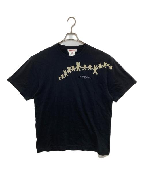 masu（エムエーエスユー）masu (エムエーエスユー) FAMILY T-SHIRT ブラック サイズ:48の古着・服飾アイテム