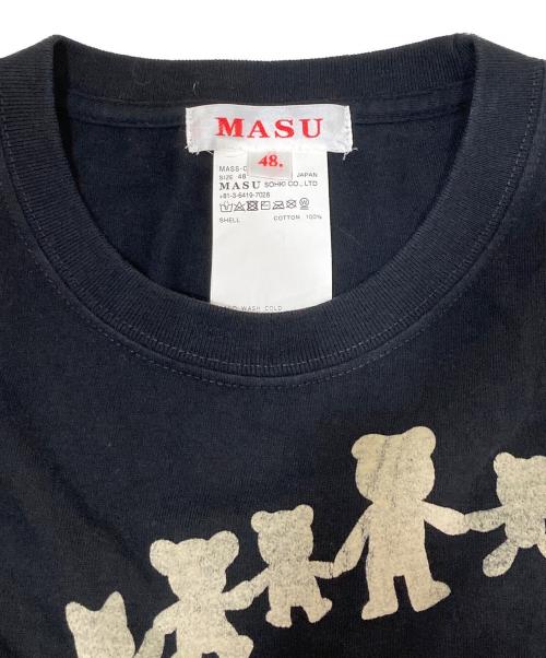 masu（エムエーエスユー）masu (エムエーエスユー) FAMILY T-SHIRT ブラック サイズ:48の古着・服飾アイテム