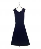 GABRIELA HEARSTガブリエラ ハースト）の古着「ウール半袖ワンピース」｜ネイビー
