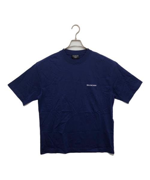 BALENCIAGA（バレンシアガ）BALENCIAGA (バレンシアガ) LOGO T-SHIRT パープル サイズ:Sの古着・服飾アイテム