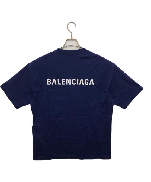 BALENCIAGA（バレンシアガ）BALENCIAGA (バレンシアガ) LOGO T-SHIRT パープル サイズ:Sの古着・服飾アイテム