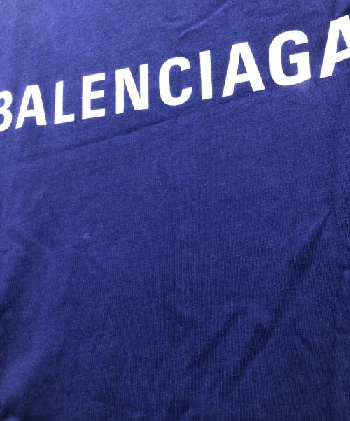 BALENCIAGA（バレンシアガ）BALENCIAGA (バレンシアガ) LOGO T-SHIRT パープル サイズ:Sの古着・服飾アイテム