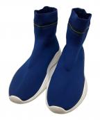 PRADAプラダ）の古着「ハイカットソックススニーカー」｜ネイビー