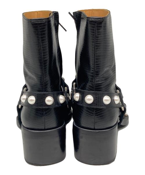 JOHN LAWRENCE SULLIVAN（ジョン ローレンス サリバン）JOHN LAWRENCE SULLIVAN (ジョン ローレンス サリバン) POINTED TOE BOOTS ブラック サイズ:9の古着・服飾アイテム