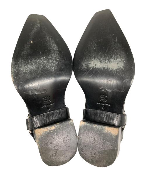 JOHN LAWRENCE SULLIVAN（ジョン ローレンス サリバン）JOHN LAWRENCE SULLIVAN (ジョン ローレンス サリバン) POINTED TOE BOOTS ブラック サイズ:9の古着・服飾アイテム