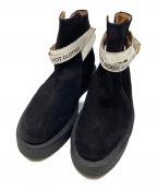 GEORGE COX×UNDERCOVERジョージコックス×アンダーカバー）の古着「V EMB STRAP JODHPUR BOOTS」｜ブラック