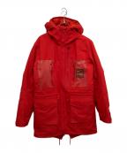NIKE×UNDERCOVERナイキ×アンダーカバー）の古着「19AW 3レイヤーフィッシュテールパーカー CD7523-611」｜レッド