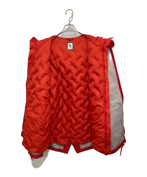NIKE（ナイキ）NIKE (ナイキ) UNDERCOVER (アンダーカバー) 19AW 3レイヤーフィッシュテールパーカー CD7523-611 レッド サイズ:Sの古着・服飾アイテム