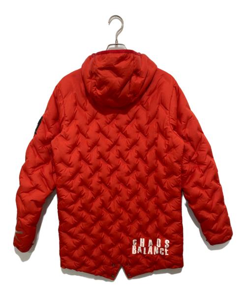 NIKE（ナイキ）NIKE (ナイキ) UNDERCOVER (アンダーカバー) 19AW 3レイヤーフィッシュテールパーカー CD7523-611 レッド サイズ:Sの古着・服飾アイテム