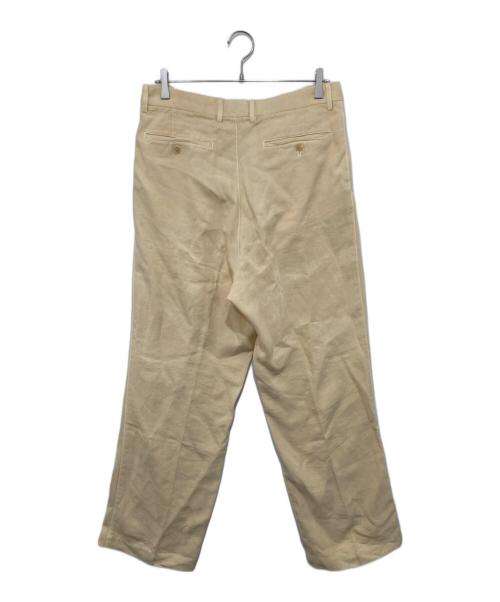AURALEE（オーラリー）AURALEE (オーラリー) WASHI DUCK CANVAS SLACKS イエロー サイズ:4の古着・服飾アイテム
