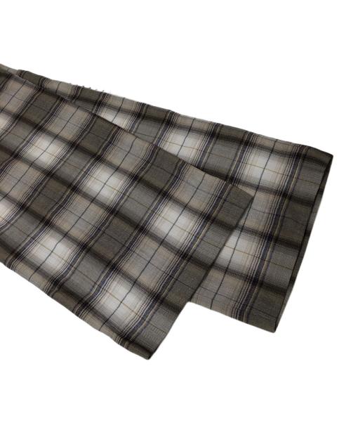 AURALEE（オーラリー）AURALEE (オーラリー) SUPER LIGHT WOOL CHECK EASY SLACKS ベージュ サイズ:4の古着・服飾アイテム