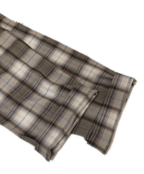 AURALEE（オーラリー）AURALEE (オーラリー) SUPER LIGHT WOOL CHECK EASY SLACKS ベージュ サイズ:4の古着・服飾アイテム