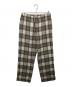 AURALEE（オーラリー）の古着「SUPER LIGHT WOOL CHECK EASY SLACKS」｜ベージュ