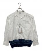 kolor/BEACONカラービーコン）の古着「ブロードシャツ」｜ホワイト