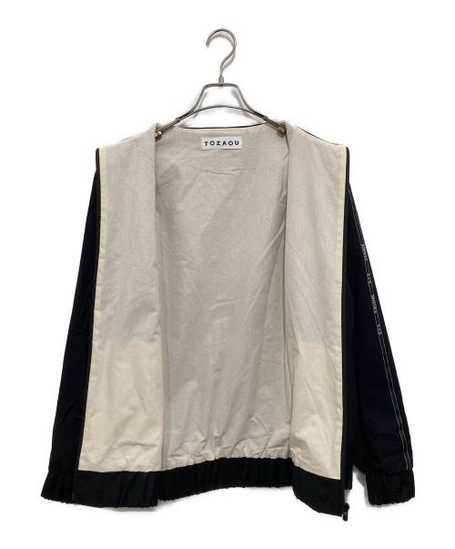 TOZAOU（トザオウ）TOZAOU (トザオウ) トラックジャケット ブラック サイズ:Mの古着・服飾アイテム