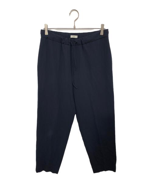 ATON（エイトン）ATON (エイトン) WOOL OXFORD TAPERED EASY PANTS ネイビー サイズ:04の古着・服飾アイテム