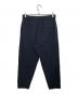 ATON (エイトン) WOOL OXFORD TAPERED EASY PANTS ネイビー サイズ:04：13000円