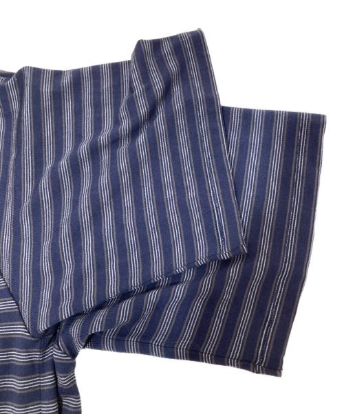 HEUGN（ユーゲン）HEUGN (ユーゲン) Carl ウールボーダーS/Sカットソー ネイビー サイズ:2の古着・服飾アイテム