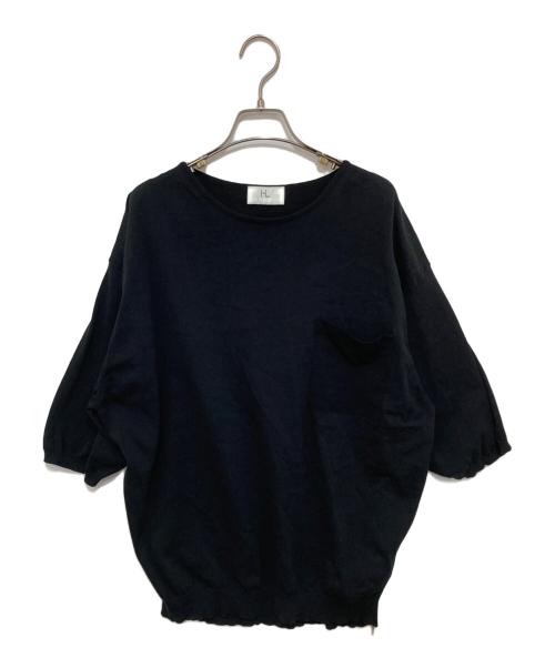 HERILL（ヘリル）HERILL (ヘリル) Suvincotton Highgauge-T ブラック サイズ:3の古着・服飾アイテム