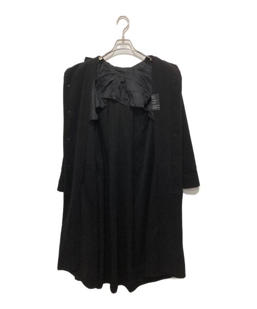 Y's（ワイズ）Y's (ワイズ) フーデッドコート YS-C09-102 ブラック サイズ:3の古着・服飾アイテム