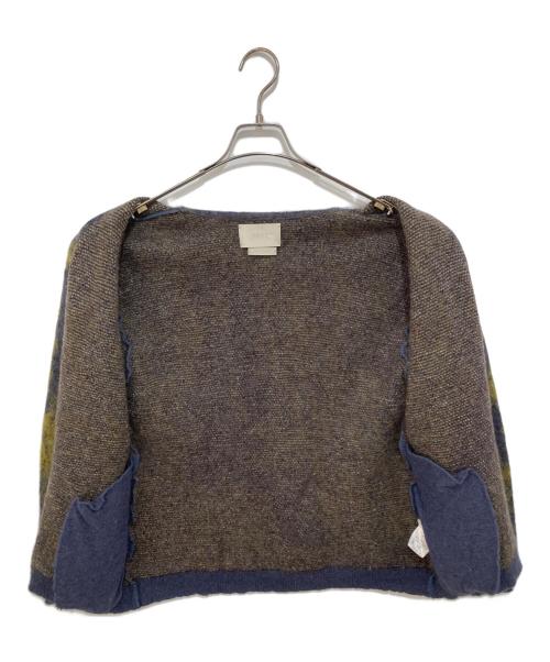 YOKE（ヨーク）YOKE (ヨーク) STILL JACQUARD CARDIGAN(スティルジャカード カーディガン)  YK22AW0414S ネイビー サイズ:1の古着・服飾アイテム