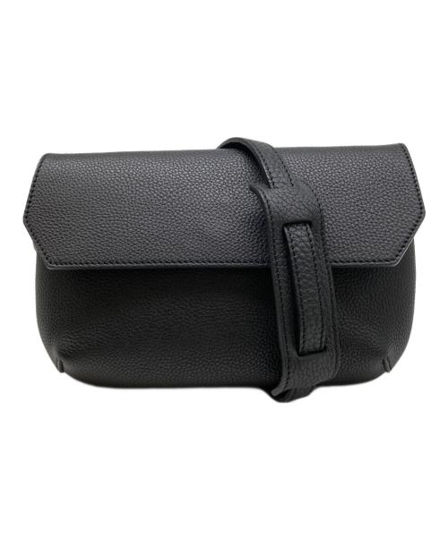 GANZO（ガンゾ）GANZO (ガンゾ) フレンチカーフ ミニショルダーバッグ ブラックの古着・服飾アイテム