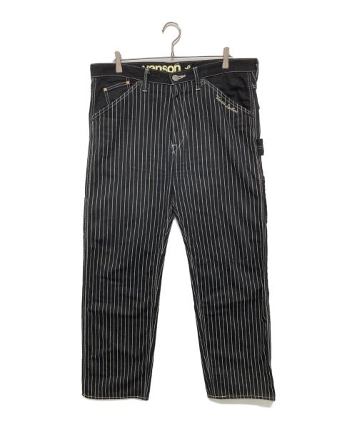 VANSON（バンソン）VANSON (バンソン) ペインターパンツ ブラック サイズ:38の古着・服飾アイテム