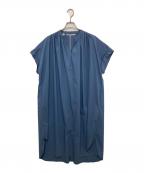 Traditional Weatherwearトラディショナルウェザーウェア）の古着「GATHERED CAFTAN S/S OP」｜スカイブルー