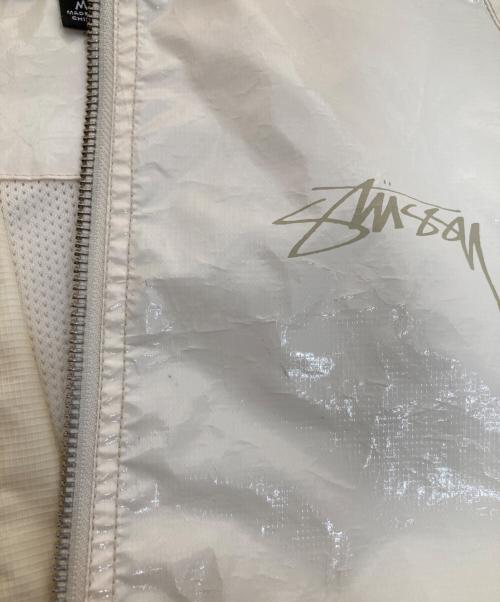 stussy（ステューシー）stussy (ステューシー) Beach Shell Coated Ripstop ホワイト サイズ:Mの古着・服飾アイテム