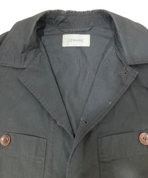 LEMAIRE（ルメール）LEMAIRE (ルメール) MILITARY OVERSHIRT - COTTON TWILL ブラック サイズ:Mの古着・服飾アイテム