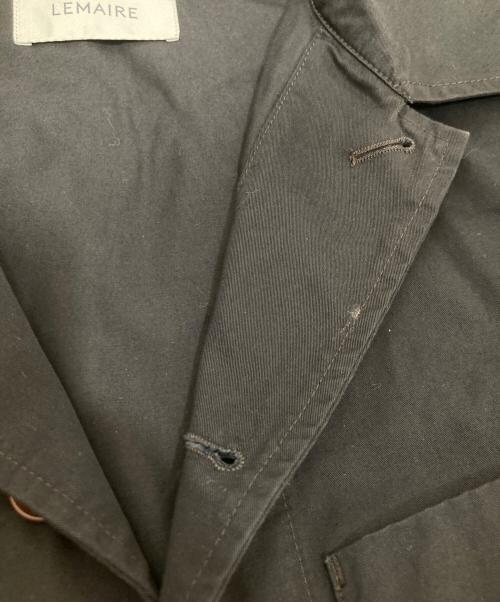 LEMAIRE（ルメール）LEMAIRE (ルメール) MILITARY OVERSHIRT - COTTON TWILL ブラック サイズ:Mの古着・服飾アイテム