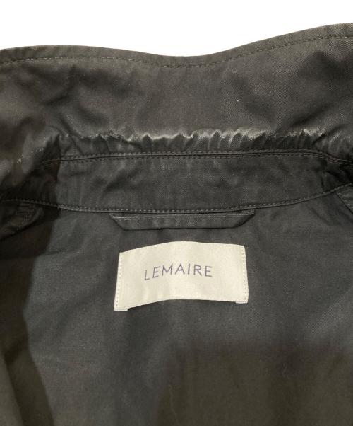 LEMAIRE（ルメール）LEMAIRE (ルメール) MILITARY OVERSHIRT - COTTON TWILL ブラック サイズ:Mの古着・服飾アイテム