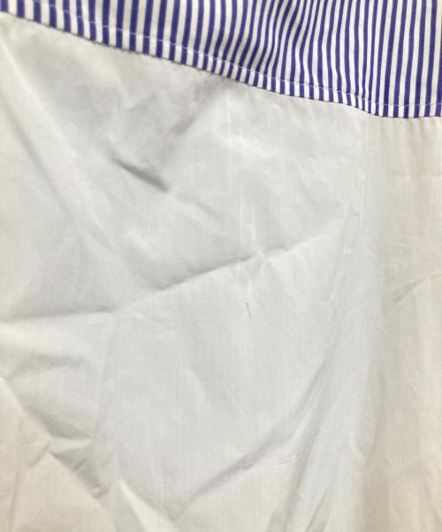 CELINE（セリーヌ）CELINE (セリーヌ) ストライプ長袖シャツ ブルー サイズ:34の古着・服飾アイテム