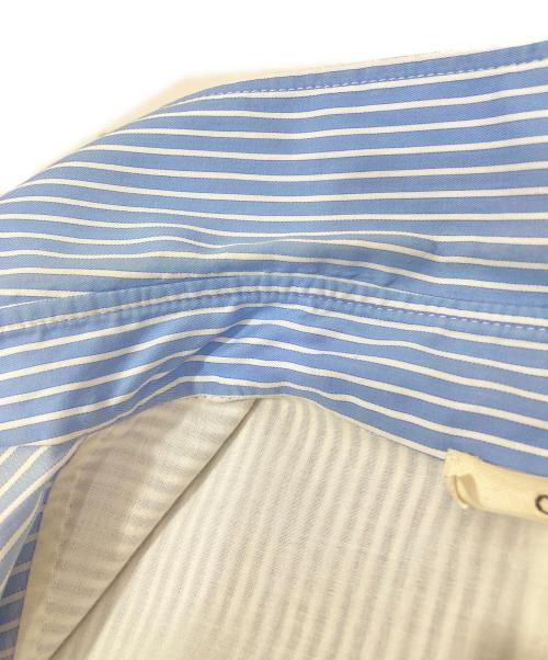 CELINE（セリーヌ）CELINE (セリーヌ) ストライプ長袖シャツ ブルー サイズ:34の古着・服飾アイテム