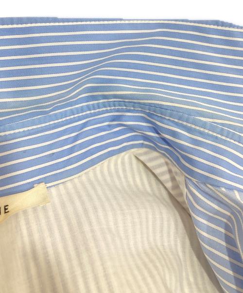 CELINE（セリーヌ）CELINE (セリーヌ) ストライプ長袖シャツ ブルー サイズ:34の古着・服飾アイテム