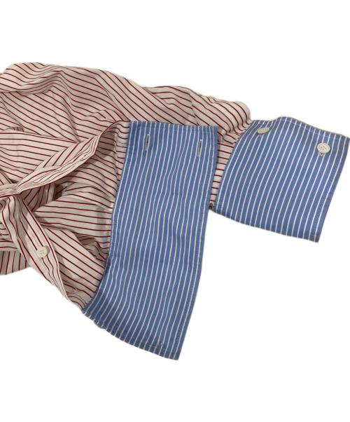 CELINE（セリーヌ）CELINE (セリーヌ) ストライプ長袖シャツ ブルー サイズ:34の古着・服飾アイテム