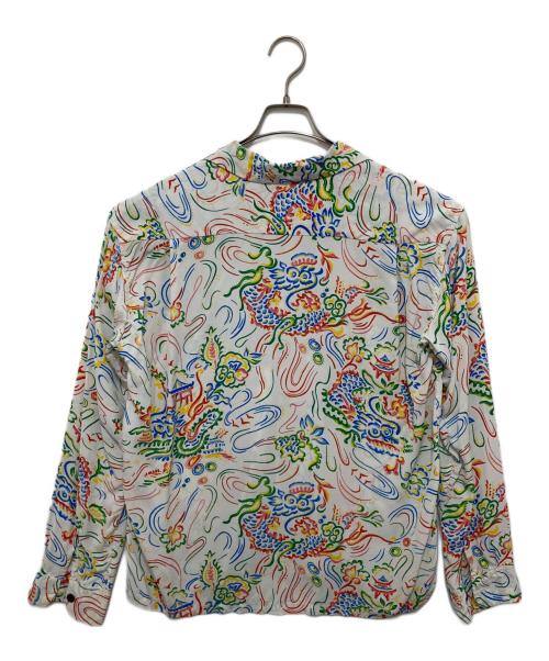 Sun Surf（サンサーフ）Sun Surf (サンサーフ) 総柄シャツ ホワイト サイズ:Lの古着・服飾アイテム