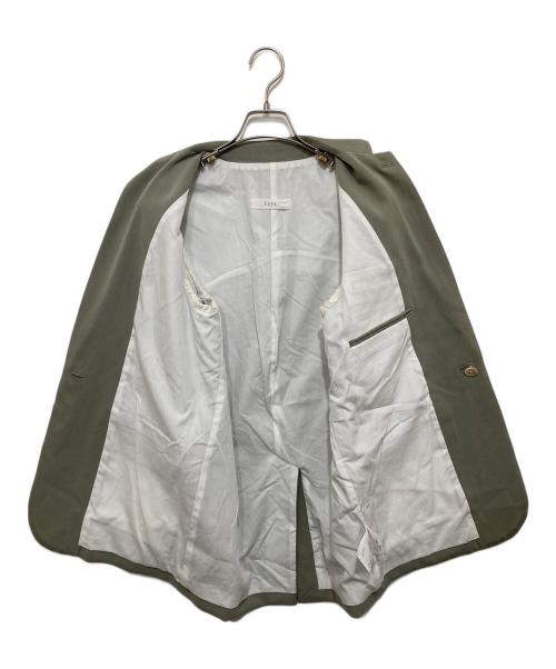 seya.（セヤ）seya. (セヤ) シルクテーラードジャケット グリーン サイズ:XSの古着・服飾アイテム