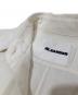 中古・古着 JIL SANDER (ジルサンダー) リネンシャツジャケット ホワイト サイズ:34：18000円