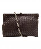 BOTTEGA VENETAボッテガベネタ）の古着「チェーンショルダーバッグ」｜ブラウン