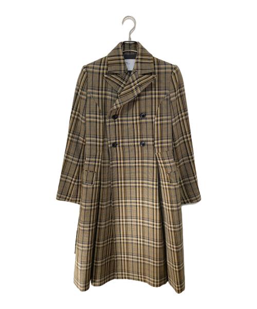 TOGA ARCHIVES（トーガアーカイブス）TOGA ARCHIVES (トーガアーカイブス) チェックコート　TA72-FA111 ブラウン サイズ:36の古着・服飾アイテム