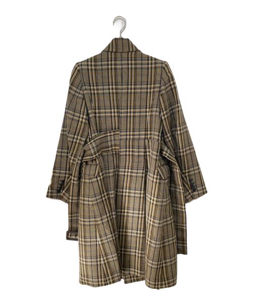 TOGA ARCHIVES（トーガアーカイブス）TOGA ARCHIVES (トーガアーカイブス) チェックコート　TA72-FA111 ブラウン サイズ:36の古着・服飾アイテム