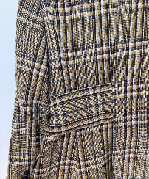 TOGA ARCHIVES（トーガアーカイブス）TOGA ARCHIVES (トーガアーカイブス) チェックコート　TA72-FA111 ブラウン サイズ:36の古着・服飾アイテム