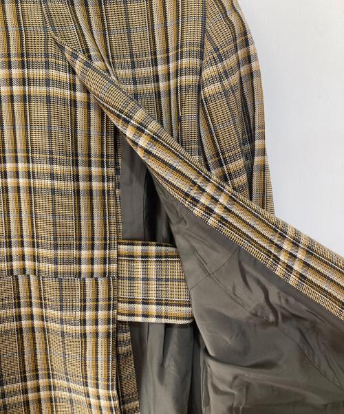 TOGA ARCHIVES（トーガアーカイブス）TOGA ARCHIVES (トーガアーカイブス) チェックコート　TA72-FA111 ブラウン サイズ:36の古着・服飾アイテム